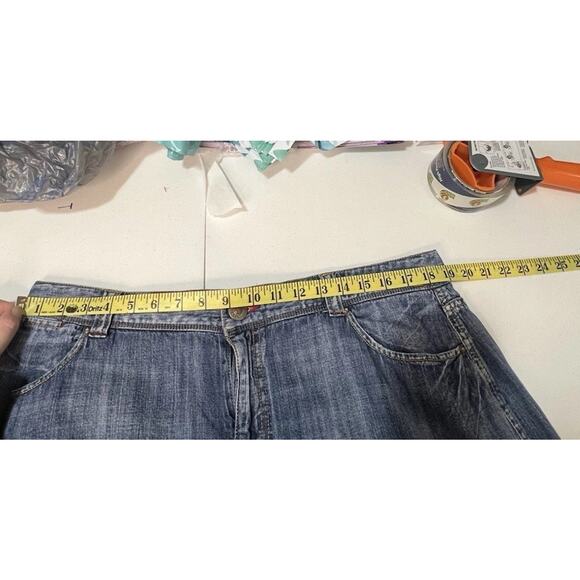 Vintage Y2K Tommy Hilfiger Women’sDenim Light Wash Maxi Long Skirt Sz 16 Western - Picture 8 of 9
